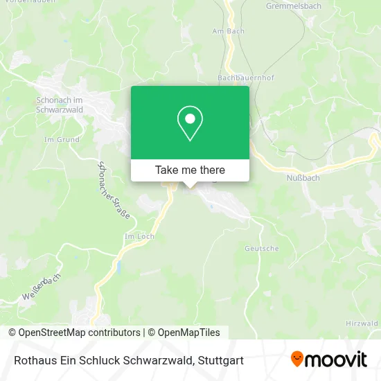 Rothaus Ein Schluck Schwarzwald map