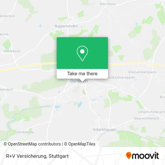 R+V Versicherung map