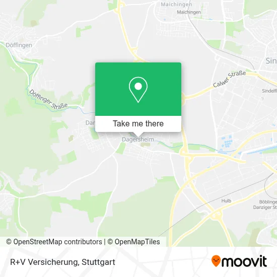 R+V Versicherung map