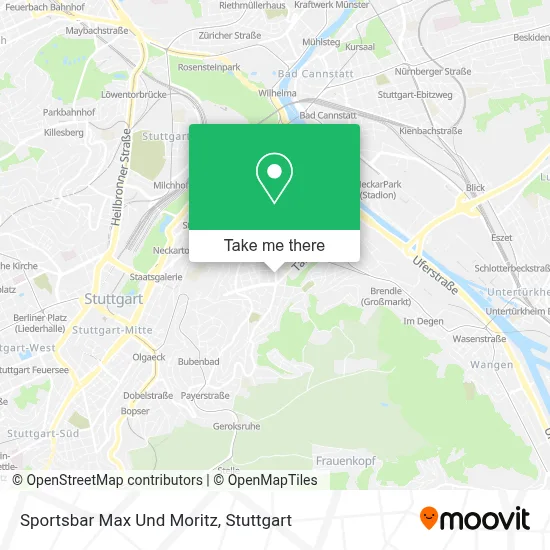 Sportsbar Max Und Moritz map