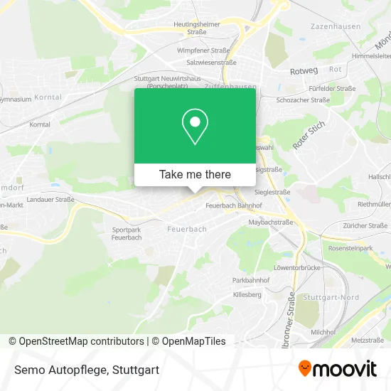 Semo Autopflege map