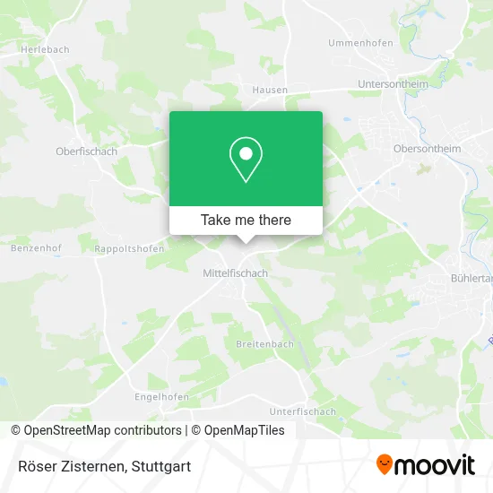 Röser Zisternen map