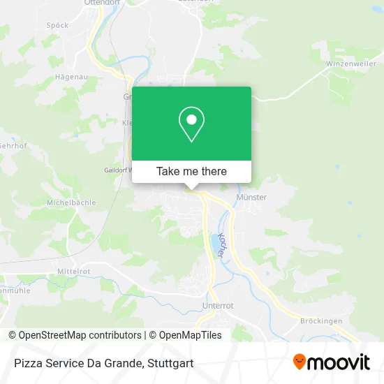 Pizza Service Da Grande map