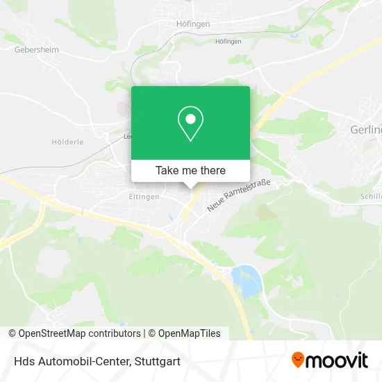 Hds Automobil-Center map