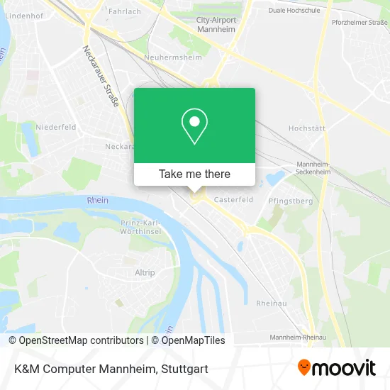 K&M Computer Mannheim map