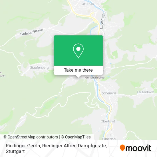 Riedinger Gerda, Riedinger Alfred Dampfgeräte map