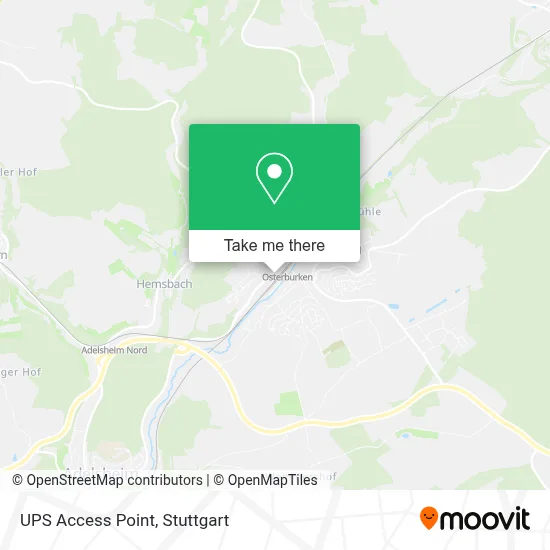 Ups Access Point map