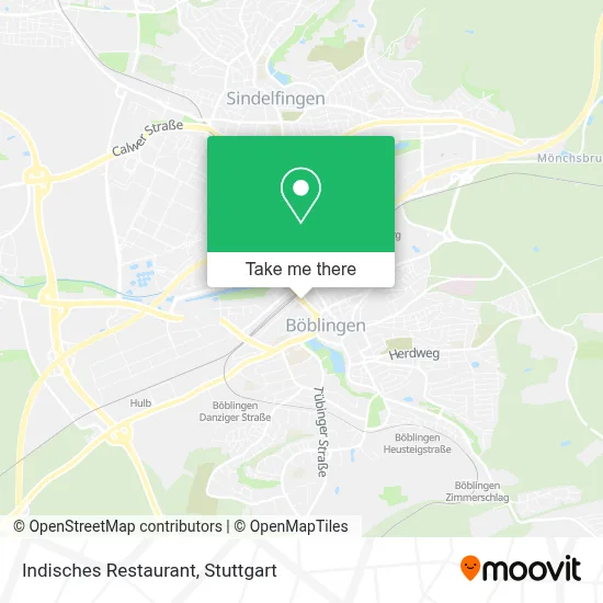 Indisches Restaurant map