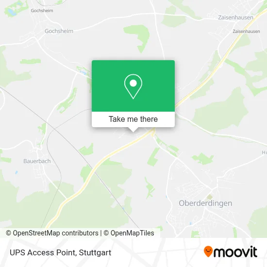 Ups Access Point map