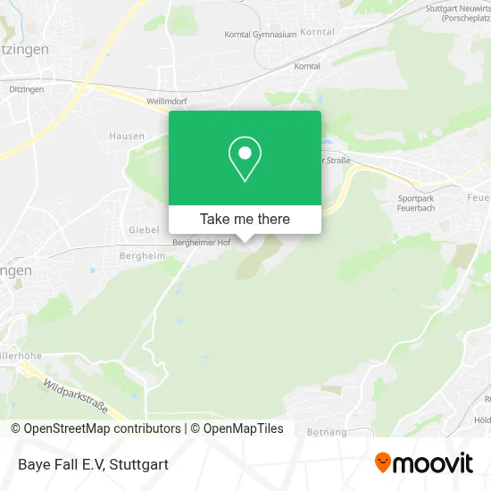 Baye Fall E.V map