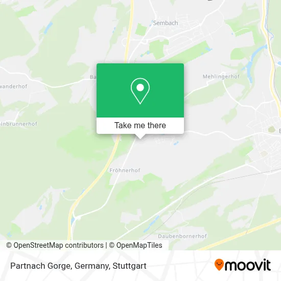 Partnach Gorge, Germany map