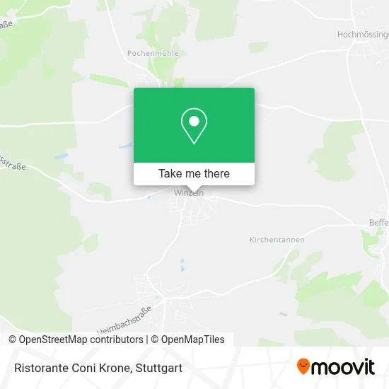 Ristorante Coni Krone map