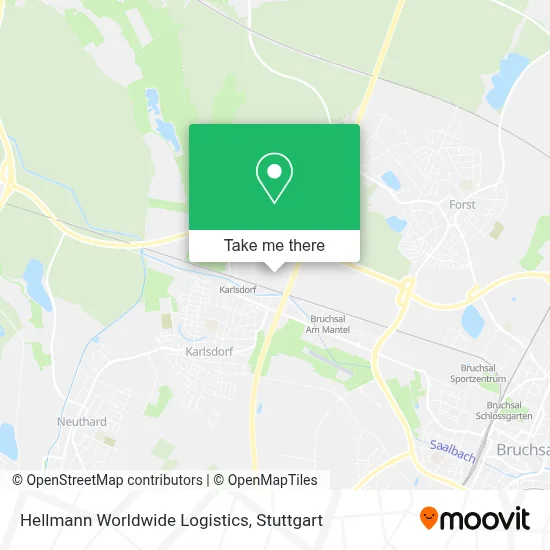 Hellmann Worldwide Logistics map