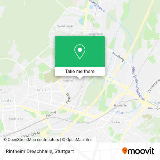 Rintheim Dreschhalle map
