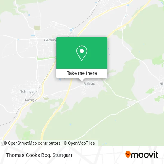 Thomas Cooks Bbq map