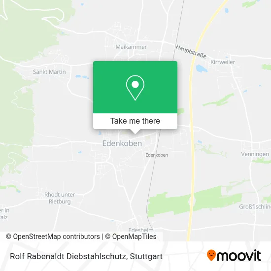 Rolf Rabenaldt Diebstahlschutz map