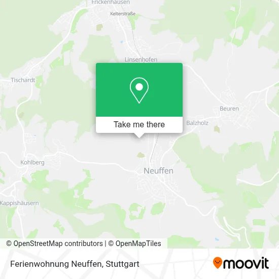 Ferienwohnung Neuffen map