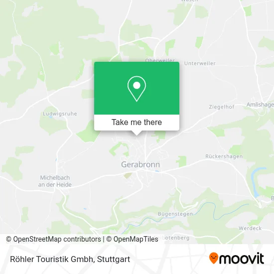 Röhler Touristik Gmbh map