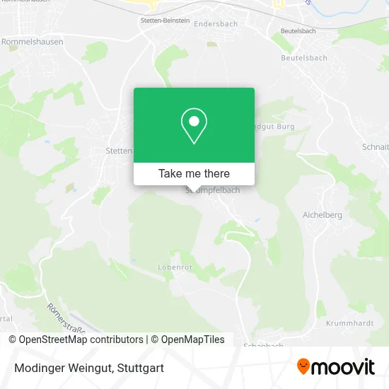 Modinger Weingut map