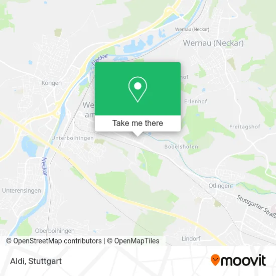 Aldi map