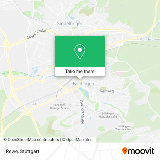 Rewe map