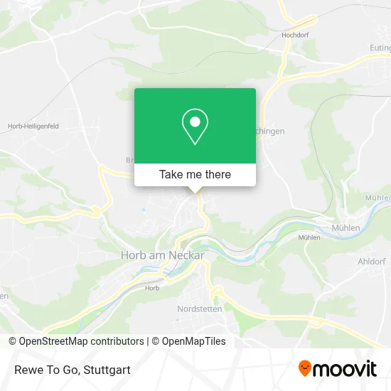 Rewe To Go map