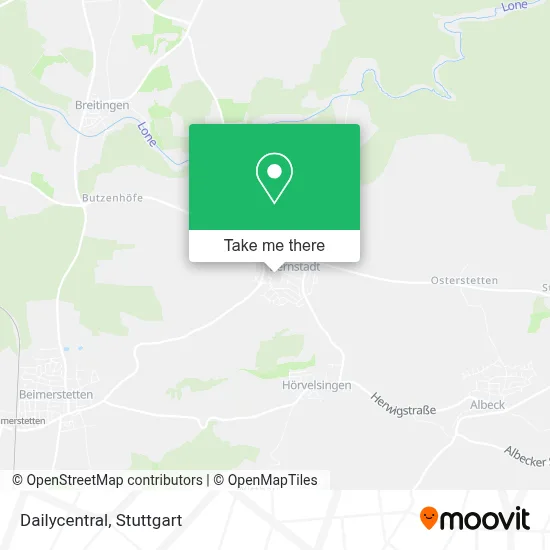 Dailycentral map