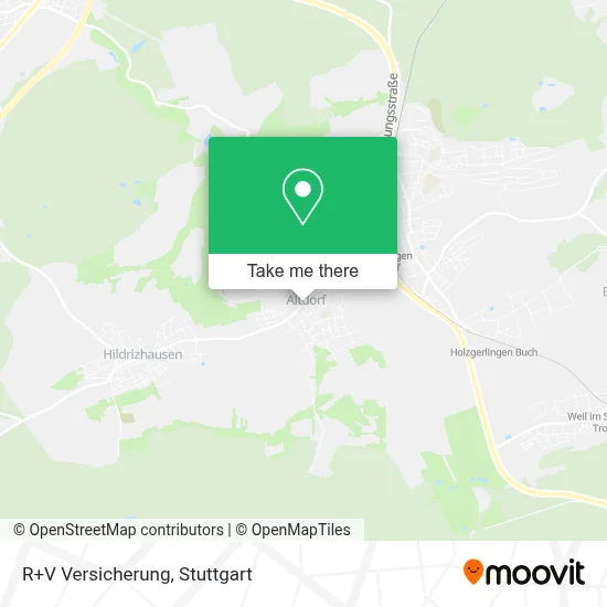 R+V Versicherung map