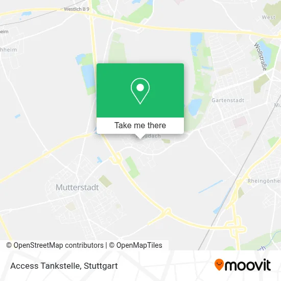 Access Tankstelle map