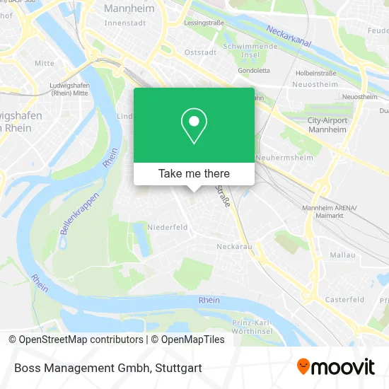 Boss Management Gmbh map