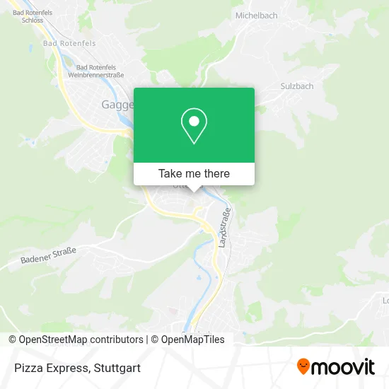 Pizza Express map