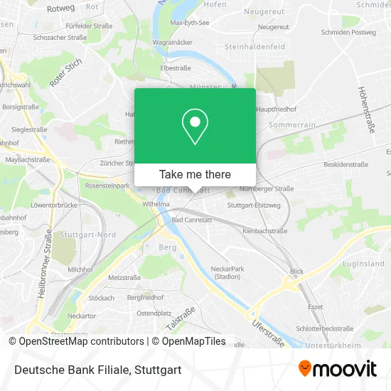 Deutsche Bank Filiale map