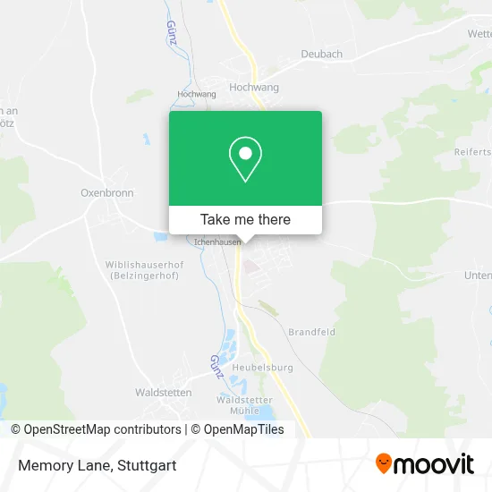 Memory Lane map