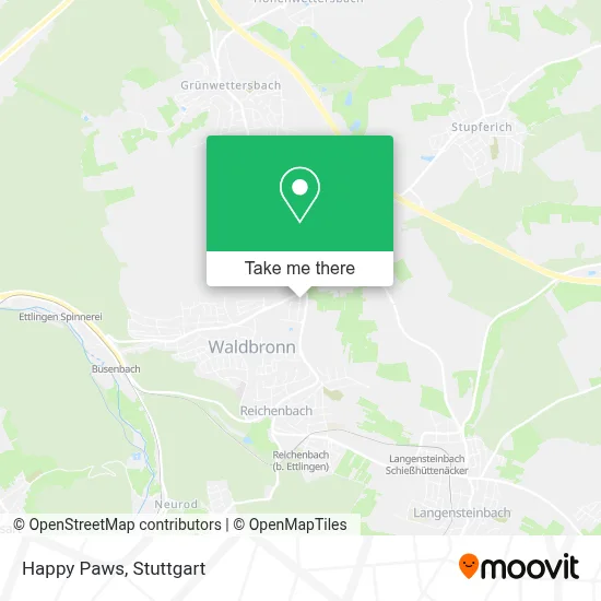 Happy Paws map