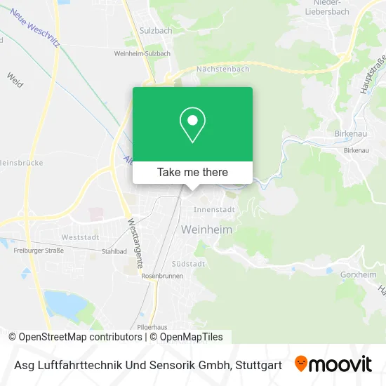 Asg Luftfahrttechnik Und Sensorik Gmbh map
