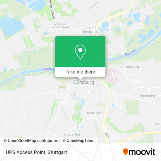 Ups Access Point map