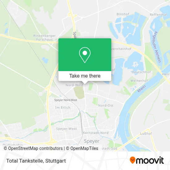 Total Tankstelle map