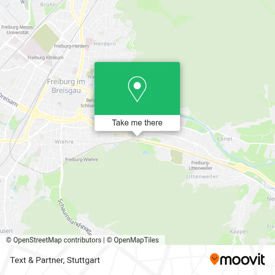 Text & Partner map