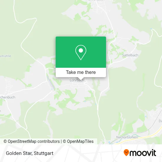 Goldener Stern map