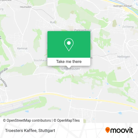 Troesters Kaffee map