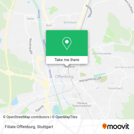 Filiale Offenburg map