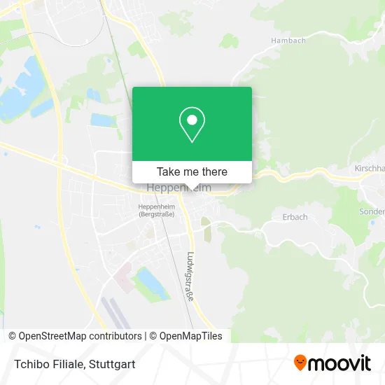Tchibo Filiale map