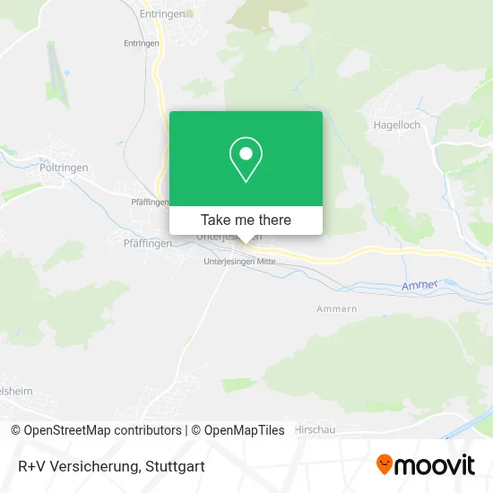 R+V Versicherung map