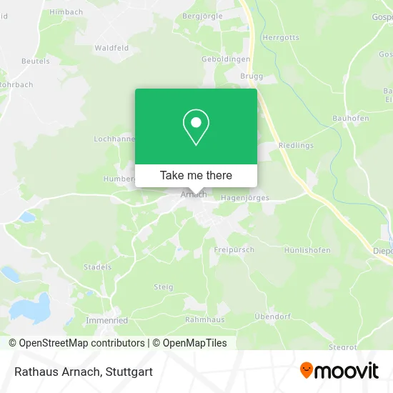 Rathaus Arnach map