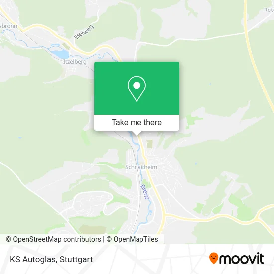 KS Autoglas map