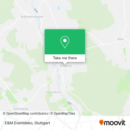 E&M Eventdeko map