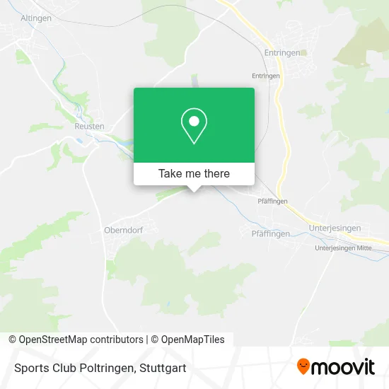 Sports Club Poltringen map