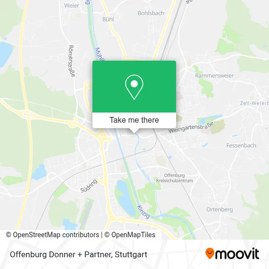 Offenburg Donner + Partner map
