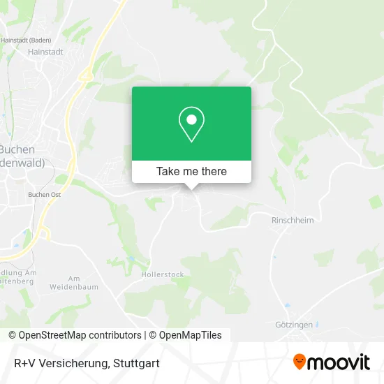 R+V Versicherung map