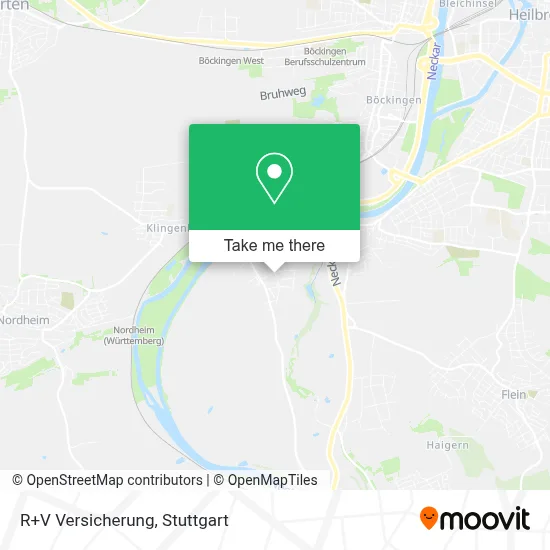 R+V Versicherung map